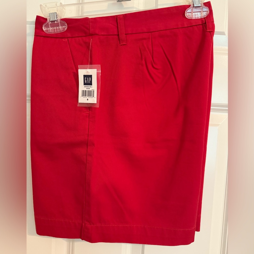 GAP Red Classic Fit Shorts